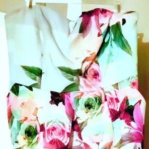 Sexy floral halter floral dress